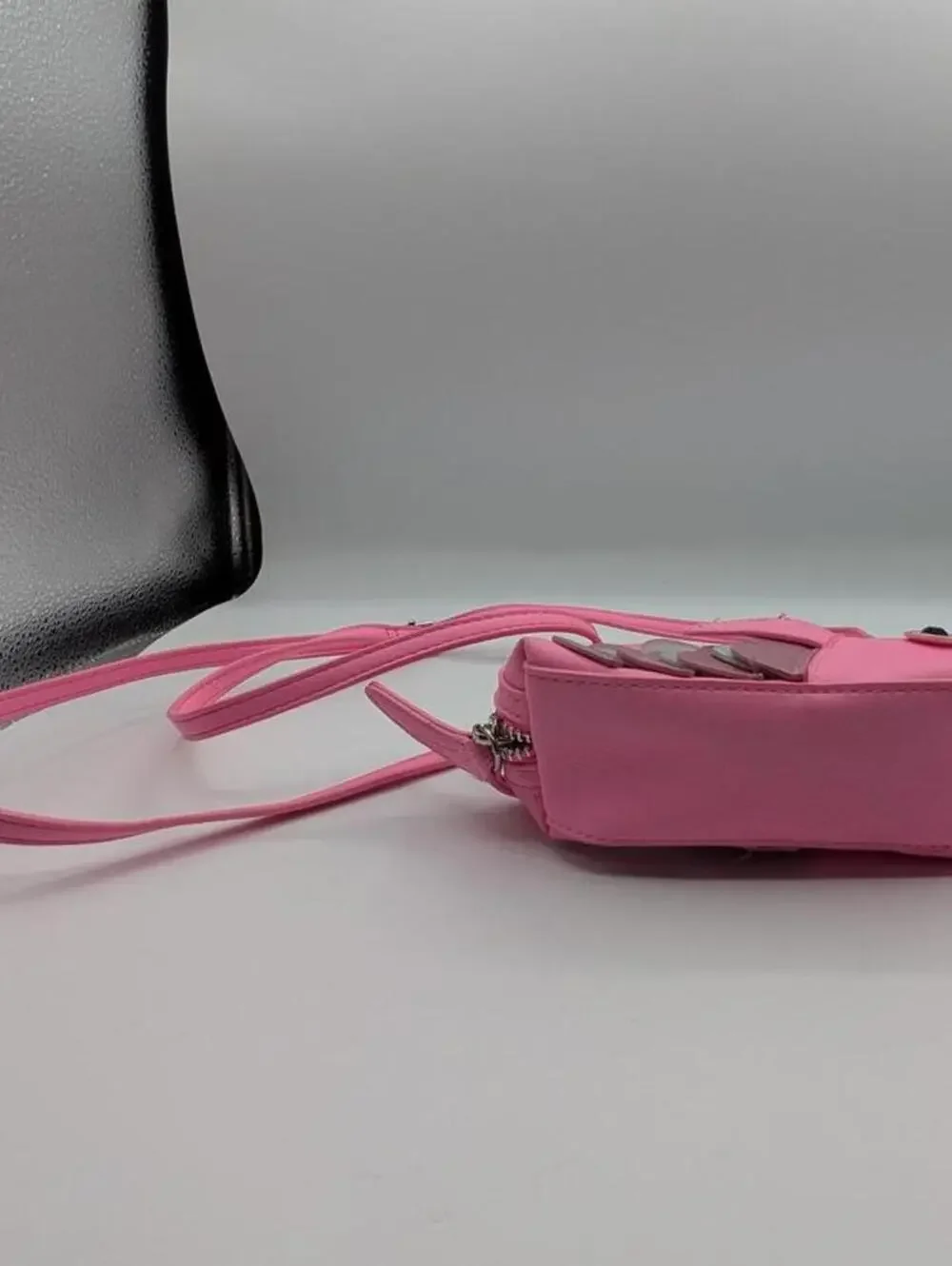 Unbranded Small $48 Pink Faux Leather Y2K Novelty Crossbody Bag